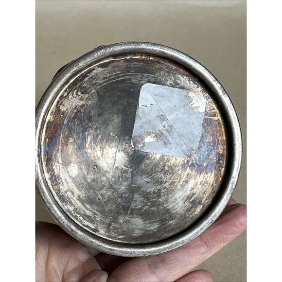 Mid‎ Century Silver Plated 90 HH Douwe Egberts Tea caddy By Herbert Hooijkaas - Picture 7 of 9